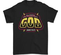 Christian T-Shirt Uomo Cristianesimo Gesù Cristo Religioso God Chiesa 2