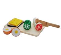 Christian Tanner 0922.4 - Set merenda in legno da tagliare Multicolore