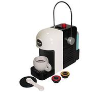 Christian Tanner 0994.1 - Lavazza Macchina da Caffè, Giocattolo per bambini, Legno, Funzione di gioco, Bianco, 8 x 22 x 17 cm
