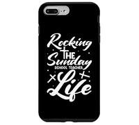Christian Teacher Rocking Sunday school life Sunday Teacher Custodia per iPhone 7 Plus/8 Plus