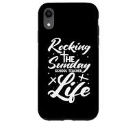 Christian Teacher Rocking Sunday school life Sunday Teacher Custodia per iPhone XR