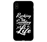 Christian Teacher Rocking Sunday school life Sunday Teacher Custodia per iPhone XS Max