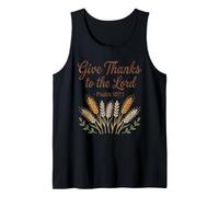 Christian Thankful Camicia da Donna per Il Ringraziamento Salmo Grano Canotta
