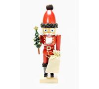 Christian Ulbricht Tedesco di Natale Schiaccianoci Babbo Natale - 30,0 cm / 12 pollici - Autentica Schiaccianoci Erzgebirge tedeschi