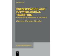 Christian Vassallo Presocratics and Papyrological Tradition (Copertina rigida)