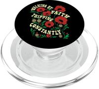 Christian Walking by Faith Inciampando costantemente Bibbia PopSockets PopGrip per MagSafe