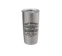 Christian Way Maker Miracle Worker Luce nell'oscurità Bicchiere termico in acciaio inox doppia parete