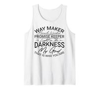 Christian Way Maker Miracle Worker Luce nell'oscurità Canotta