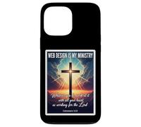 Christian Web Design è il mio progettista del ministero sviluppatore Gesù Custodia per iPhone 13 Pro Max