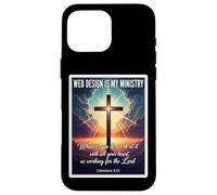 Christian Web Design è il mio progettista del ministero sviluppatore Gesù Custodia per iPhone 16 Pro Max