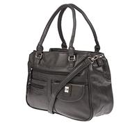 Christian Wippermann Borsa a Tracolla Donna - PU Resistente - 32x24x12 cm - 4 Scomparti Frontali e Interni - Tracolla Regolabile Fino a 120 cm - Borse Donna Alta Qualità - Borsetta Donna Versatile