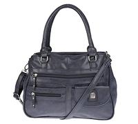 Christian Wippermann Borsa a Tracolla Donna - PU Resistente - 32x24x12 cm - 4 Scomparti Frontali e Interni - Tracolla Regolabile Fino a 120 cm - Borse Donna Alta Qualità - Borsetta Donna Versatile