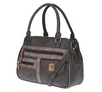 Christian Wippermann Borsa a Tracolla Donna - PU Resistente - 32x24x12 cm - 4 Scomparti Frontali e Interni - Tracolla Regolabile Fino a 120 cm - Borse Donna Alta Qualità - Borsetta Donna Versatile