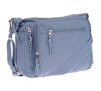 Christian Wippermann Grande borsa a tracolla in nylon da donna, 30 x 26 x 12 cm, tracolla regolabile, molti scomparti, sportiva ed elegante, leggera da donna, per uso quotidiano, lavoro, viaggio