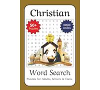 Christian Word Search Book: Word Searches with Easy to Read Print about Christ, Faith, Jesus and More | 6x9 inches, 110 Pages | 50+ Puzzles… Gift For Vacations, Holidays and Free Times