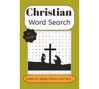 Christian Word Search: Christian Word Search, Bible words, Gift for Everyone, Mom, Dad, Grandma, Grandpa, Son, Daughter or Friends. Free Time or Me Time.6 x 9 inches, 110 pages/ 50+ puzzles...