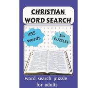 christian word search puzzle book: word search with easy to read print about christians, bible, scripture, and more | 6x9 inches, 110 pages, 50+ puzzles ... gift for vacations, holidays and free time