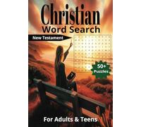 Christian Word Search Puzzle Book: Word Searches with Easy to Read Print about Jesus, Christianity, Bible and More [6x9 in, 110 pages] 50+ Puzzles…Gift for Vacations, Holidays, and Free Time