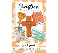 Christian Word Search: Word searches with easy to read Print about Christianity ,Bible study, Word of God, and more| 110 pages | 50+ puzzles| activity books…gift for, holidays, vacation and free time