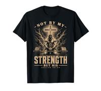 Christian Workout Not By My Strength But His Men's Gym Maglietta