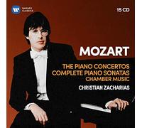 Christian Zacharias – Mozart: Concerti per pianoforte 5-27 e Sonate complete – Box 15 CD