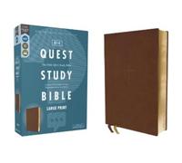 Christianity To NIV, Quest Study Bible, Large Print, Leat (Rilegato in ecopelle)