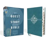 Christianity To NIV, Quest Study Bible, Leathersoft, Teal (Rilegato in ecopelle)
