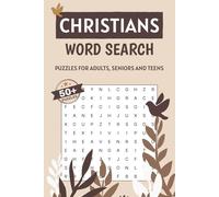 Christians Word Search Puzzle Book: Word Searches with Easy to Read Print about Christians, Bible, Christmas and More | 6x9 Inches, 110 Pages | 50+ ... for Vacations, Holidays and Leisure Times
