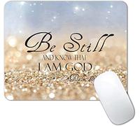 Christianty Bible Verses Tappetino Mouse Durevole Tappetini per Il Mouse Soffice Mousemat per Gioco Pc Laptop 25X30Cm