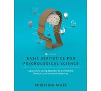 Christina Ahles Basic Statistics for Psychological Science (Tascabile)
