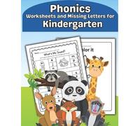 Christina Amy Phonics Worksheets and Missing Letters for Kindergarte (Tascabile)
