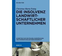 Christina-Maria E Die Insolvenz landwirtschaftlicher Unterne (Copertina rigida)
