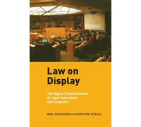 Christina Spiesel Neal Feigenson Law on Display (Copertina rigida)
