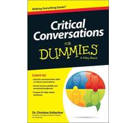 Christina Tangora Schlachter Critical Conversations For Dummies (Tascabile)
