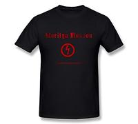 Christine Cheryl Uomo's Marilyn Manson Thunder Logo T-Shirt
