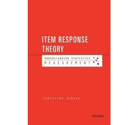 Christine DeMars Item Response Theory (Tascabile) Understanding Statistics