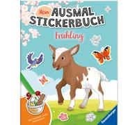 Christine Faust Ravensburger Mein Ausmalstickerbuch Frühling - Große (Tascabile)
