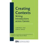 Christine Feak John M. Swales Creating Contexts (Tascabile)