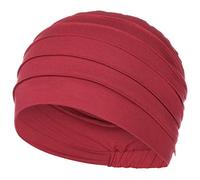 Christine Headwear Soft Bamboo Yoga Turban, Rot Turbante, Colore: Rosso, 55-61 Donna