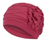 Christine Headwear Lotus turban, Fascia per capelli Da donna, RED BURN, One Size