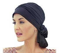 Christine Headwear Turbante Mila versatile e moderno con numerose caratteristiche e una vestibilità unica (nero), Nero, Taglia unica