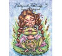 Christine Karron Fairy and Fantasy 5 Grayscale Coloring Book (Tascabile)