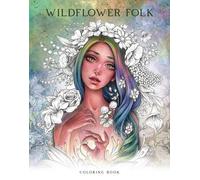 Wildflower Folk Coloring Book