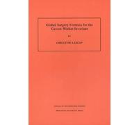 Christine Lesco Global Surgery Formula for the Casson-Walker Invaria (Tascabile)