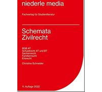 Christine Schne Schemata Zivilrecht - Karteikarten - 2023: BGB AT, Schu (Karten)