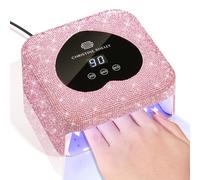 CHRISTINE SHELLY Lampada Unghie UV LED Professionale per Gel e Semipermanente,Sensore Di Avvio Automatico,3 Timer 30s/60s/90s