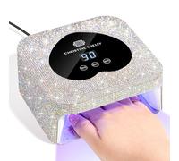 CHRISTINE SHELLY - Lampada UV per unghie, 48 W, con display e sensore automatico e 3 impostazioni di timer, luce per polimerizzazione unghie, fai da te, per principianti