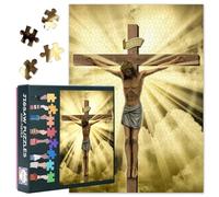 Christlich Puzzles 1000 Pieces, Chiesa di Gesù Puzzle per adulti, Jesus Cristo Puzzle per adulti, 70 x 50 cm, gioco di abilità impossible per tutta la famiglia