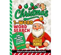 Christmas 1-Word Word Search: 100 Puzzles | Find The Same Term 30 Times in Every Grid | Pattern Recognition Brain Games for Adults And Teens | With Solutions