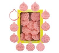 Christmas - 10 x Develop Expertise, taglierina Mould Set, Cutterrs, Holiday Light Bulb Cookie Cutterrs | Kitchen Baking Tool Christmas Cutteer Fondant Molds for Kids